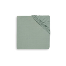 Jollein Fitted Sheet Cot Jersey 60x120cm - Ash Green
