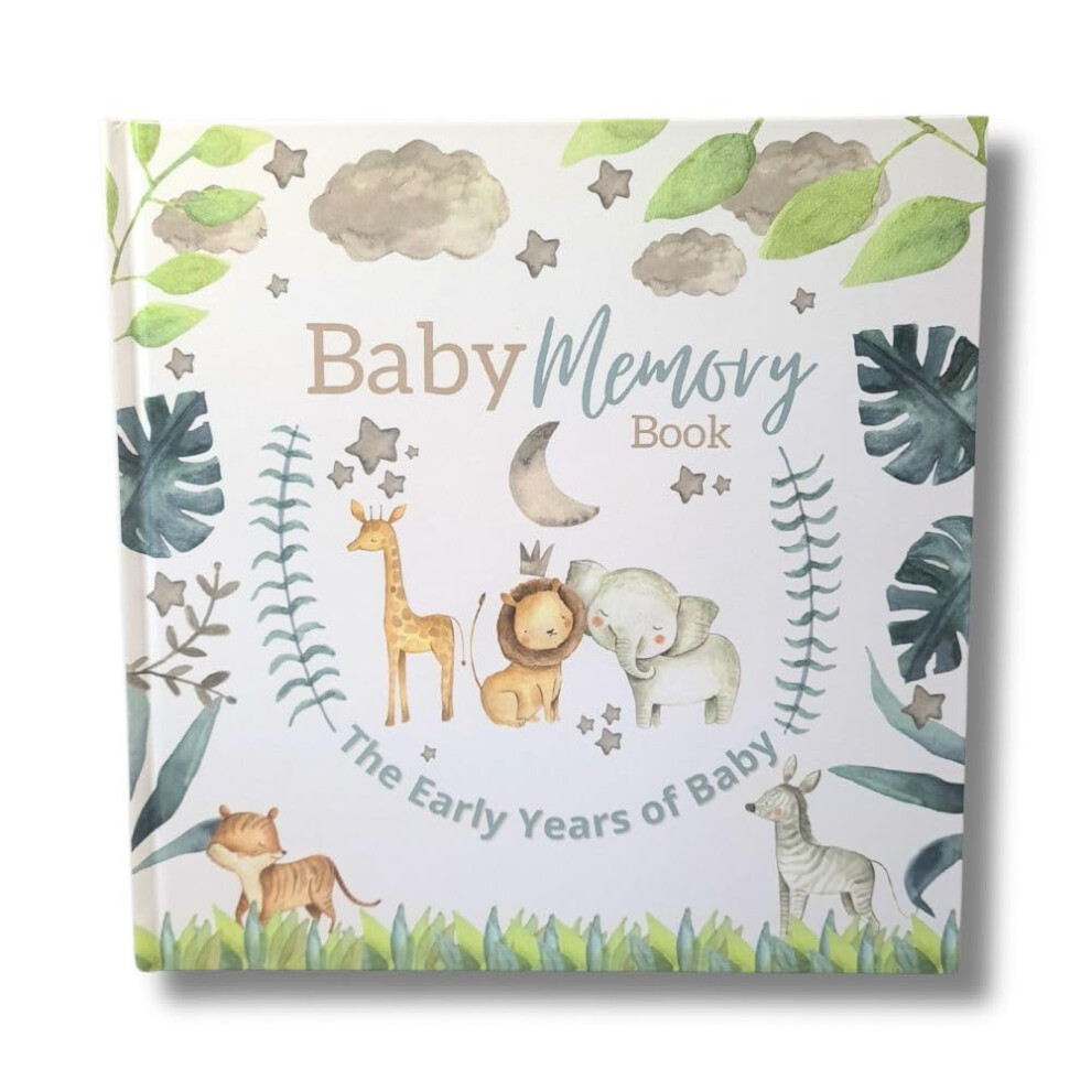 Baby Milestone Book - Memory Book - Baby Gift - First Year Milestone Hardback Bo
