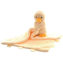 Ziggle Baby Comforter for Newborns | Soft Duck Baby Plush Blanket Toy | Newborn Essentials and Duck Blanket Gift | New Baby Boy or Girl Gift Idea | E