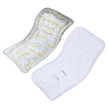 Reversible Baby Pushchair Seat Liner Cotton Stroller Seat Pad Universal Pram Insert Pad Baby Carriage Pram Liner Pushchair Cushion Mattress Breathabl