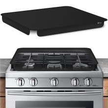 FLASLD Soft Gas Stove Burner Cover Fabric Mat, 29.521 Inches Foldable Easy Clean Gas Stove Protector, Anti Dust Stove Covers