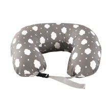 PASUKTER Breastfeeding Pillow, Nursing Pillow Support Pillow Lumbar Pillow for Baby with 100% Cotton Cover, Adjustable Waist Strap (Large Size, Cloud