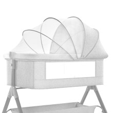 Mosquito Net for Travel Cot, Bassinet Mosquito Net Cover for Baby with Double Zipper, Durable Cat Net for Co Sleeper Crib, Visible Breathable Mesh Mos