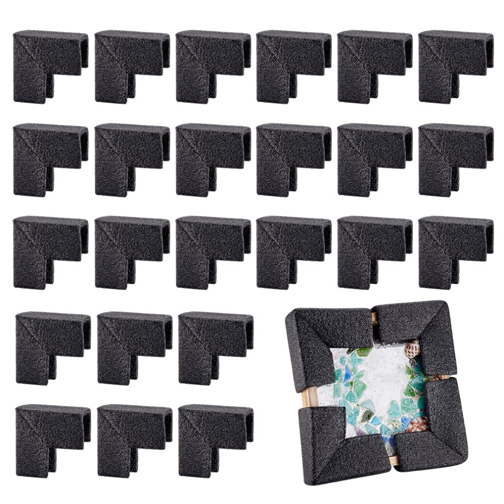 24Pcs Foam Corner Protectors Picture Frame Corner Protection, Edge Protection Corners Furniture Safety Bumpers For Shipping Packag Black Ph Pandahall