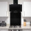 Baridi 60cm Glass Splashback, Backguard Wall Panel for 6