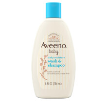 Aveeno Baby Wash & Shampoo For Hair & Body, Tear-Free, 8 oz.