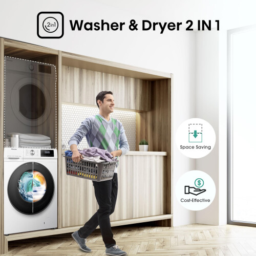 Hisense Hisense WDQA1014EVJM 60cm Freestanding 10 KG Front Load 2