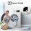Hisense Hisense WDQA1014EVJM 60cm Freestanding 10 KG Front Load 7