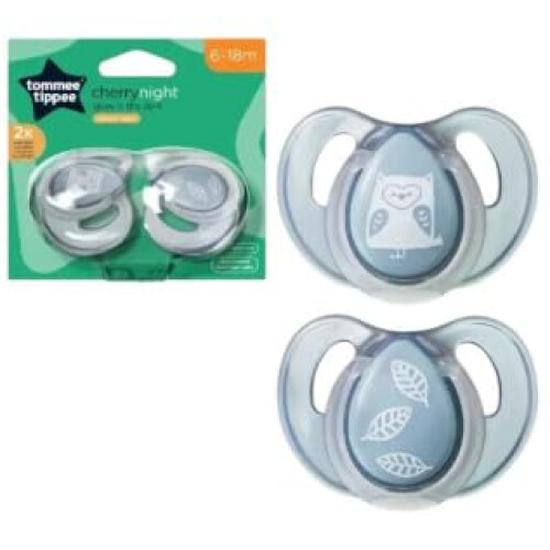 Tommee Tippee Tommee Tippee 2 Cherrynight Soothers 6-18m