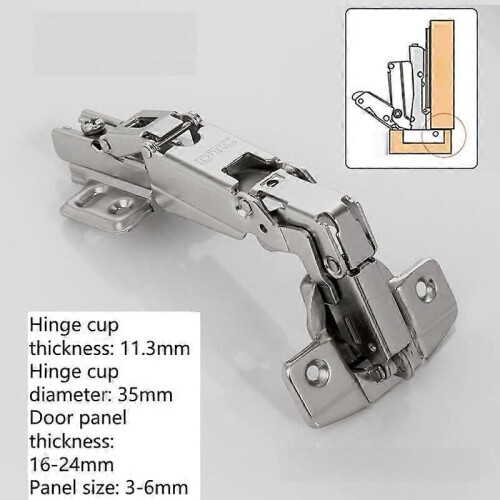 165 Self-Closing Heavy Duty Hinge - DTC C98 Compatible Cabinet/Door Hinge for 1
