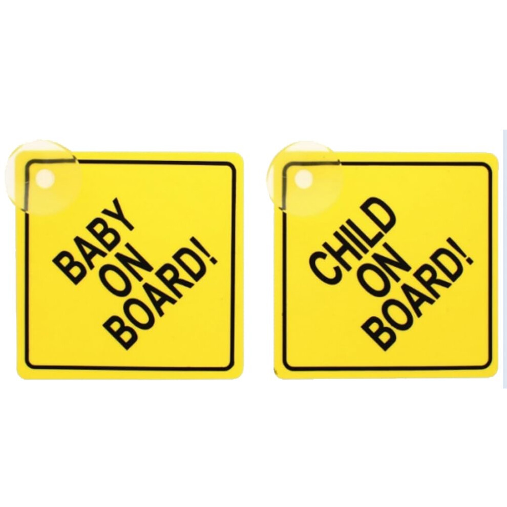 Baby On Board Sign Highly Visible Safety Warning Sign With Attached Suction Cup Newborn Kids Driving Strong Baby In Warning Sticker For Car Windows P Lord C