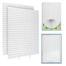 2 Pack Temporary Blackout Blinds, 180 * 90cm Stick on Curtains Blackout Blinds No Drill Blinds Blackout Curtains for Bedroom Kitchen Bathroom Windows