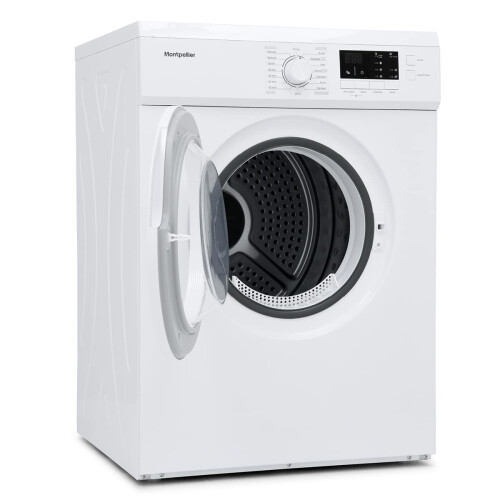 MONTPELLIER Montpellier MVSD7W Freestanding 7kg Vented Sensor Tumble Dryer 1