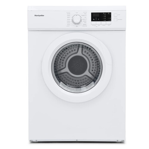 MONTPELLIER Montpellier MVSD7W Freestanding 7kg Vented Sensor Tumble Dryer 2