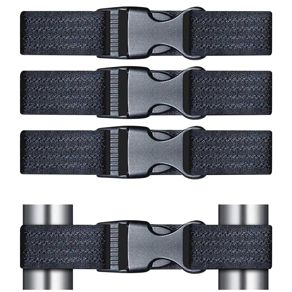 Gurfzcyuoo 4Pcs Child Safety Cupboard Locks, Child Locks For Kitchen Cupboards Fridge Lock Baby Proofing Adjustable Straps For Freeze Door Cupboard Knobs Handle