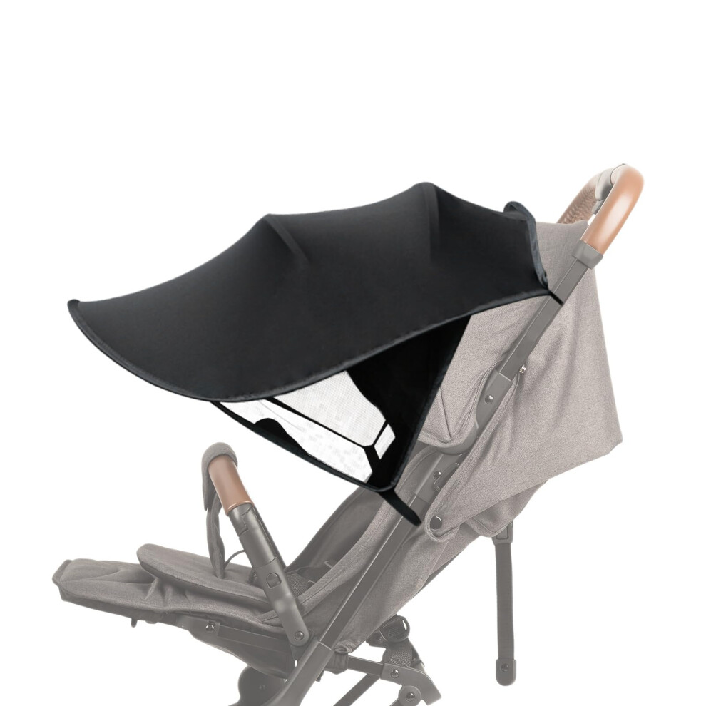 Universal Baby Pram Sun Shade Cover Upf50+ Adjustable Canopy With Sun Shade Breathable Foldable Sunshade For Stroller Buggy Pram Gdrghe