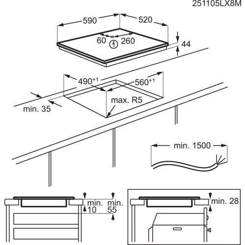 AEG AEG 7000 Series Induction Hob 60 cm, 4 2