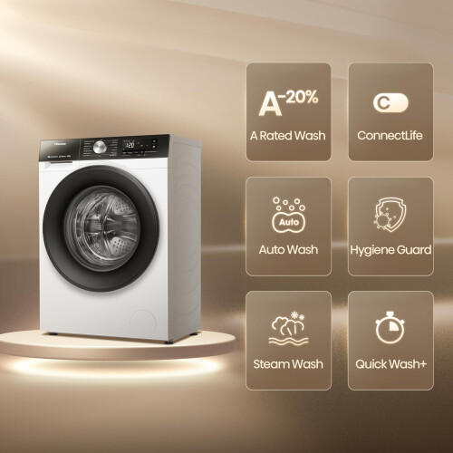 Hisense Hisense 3S Series WD3S8043BW3 Wifi Connected 8Kg / 2