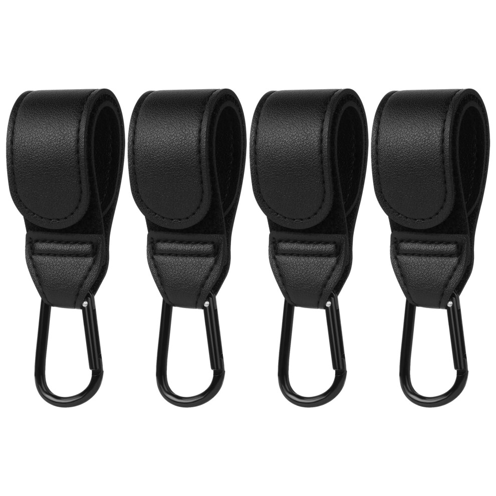 Large Buggy Clips 4Pcs, Heavy Duty Pram Hooks, Universal Stroller Carabiner, Upgrade Pram Clips, Baby Pushchair Stroller Hook, For Hanging Purs Uraqt