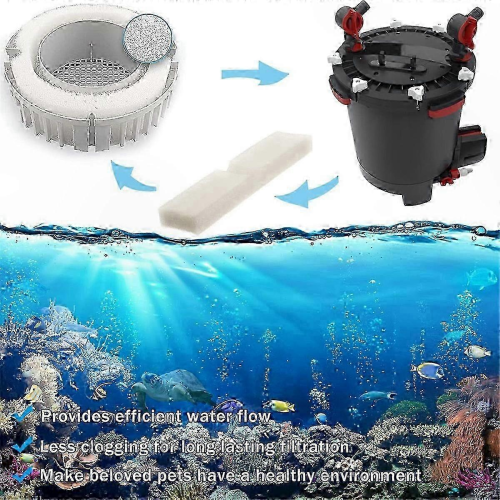 Replacement Foam Filter Pads Compatible with FX5 FX6, 12 Pack, Compatible with Canister Filters 2