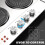 Stainless Steel Ceramic Hob?Karinear 4 Zone Knob Ceramic 2