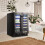 TANGZON Double Door Dual Zone Beverage Wine Fridge, 3