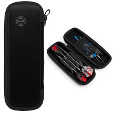 Harrows Darts Blaze Darts Wallet | Darts Case Holds 3 Assembled Darts and Accessories | Protective EVA Material | Professional Darts Accessories (Bla