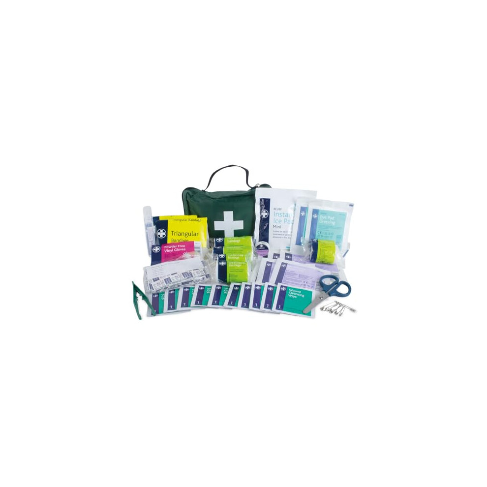 Reliance Medical Lewis-Plast Premium First Aid Kit For Home Car Holiday And Workplace - Includes Bandages, Eye Pods, Ice Packs And Essentials For Everyday Situations,