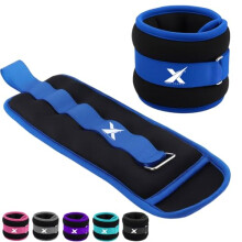 Xn8 Neoprene Ankle Weights With Strap, Pair of (0.5kg,1kg,1.5kg,2kg,2.5kg,3kg) Leg Weights, Wrist Weights, Arm Weights for Home Fitness, Strength Tra