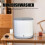 Portable Mini Dishwasher 4L USB Rechargeable, Powerful Performance, 3