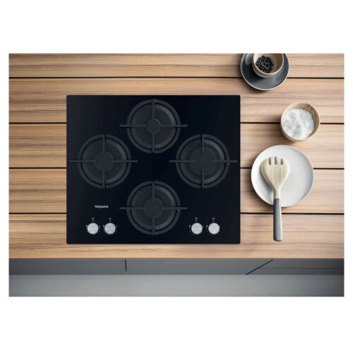 Hotpoint Hotpoint HGS 61S BK 60cm 4 Burner Gas 2