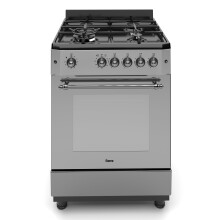 Ferre F6IP40GFMBLRETROW 60cm Freestanding Gas Cooker With Wok Burner Turbo