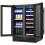 TANGZON Double Door Dual Zone Beverage Wine Fridge, 6