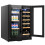 TANGZON Double Door Dual Zone Beverage Wine Fridge, 7