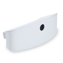 hauck Storage Box Small, White - for Alpha+ Wooden Highchair, Click-On Organising Box up to 3 kg, Easy to Clean, Practical Storage Space, No Tools In