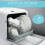 Table Top Dishwasher, Mini Countertop Dishwasher Portable, 6 7