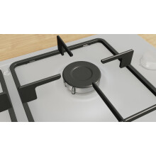 Bosch Series 2 PBP6B2K60 60cm Gas Hob with 4 burners 2 Cast iron finish sup