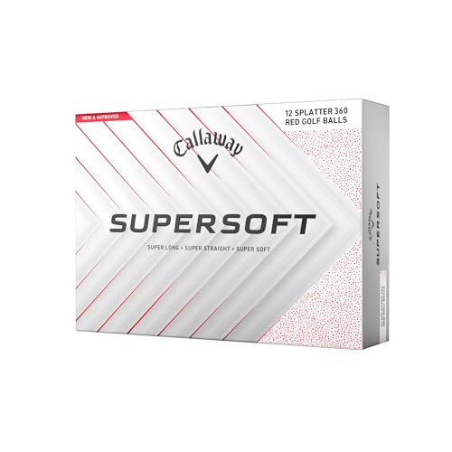 Callaway Callaway Golf Supersoft Golf Ball 2025, Splatter Red