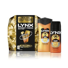 Lynx Gift Set Sunset Fresh Win Big with a body wash and body spray for a chance to win FIFA World Cup 2026 tickets 2 piece