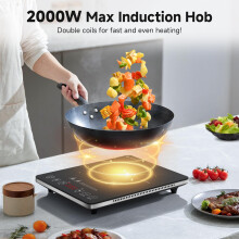 AMZCHEF Single Induction Cooker Ultrathin Induction Hob with Fashion Look 1