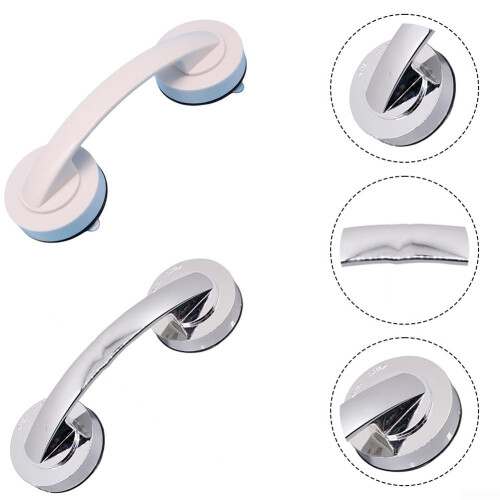 Strong Suction Handle for Easy Access to For Cabinets and Refrigerators (Silver) 1