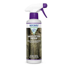 Nikwax WAX COTTON PROOF SPRAY-ON Waterproofer, Ads Water Repellency and Reduces Weight Caused by Water Absorption, Keeping You Warmer and Drier, 300m