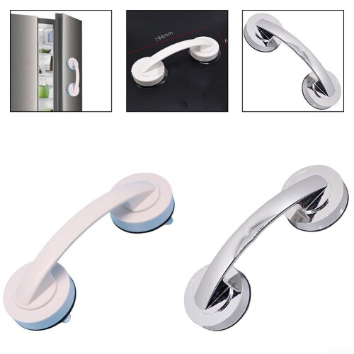 Strong Suction Handle for Easy Access to For Cabinets and Refrigerators (Silver) 2