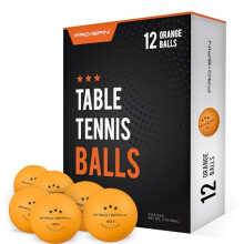 PRO-SPIN Ping Pong Balls - Orange 3-Star 40+ Table Tennis Balls | High-Performance ABS Training Balls | Ultimate Durability for Indoor & Outdoor Tabl