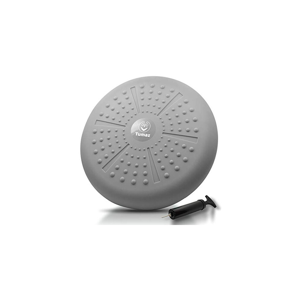 Tumaz Wobble Cushion - Wiggle Seat To Improve Sitting Posture & Stay Focused Balance Disc To Core Strength & Flexible Seating [Extra Thick Balance Bo