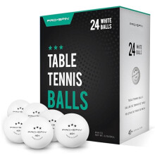 PRO-SPIN Ping Pong Balls - White 3-Star 40+ Table Tennis Balls | High-Performance ABS Training Balls | Ultimate Durability for Indoor & Outdoor Table