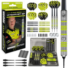 WINMAU - Professional Player - Michael Van Gerwen MvG Gift Set - 18g Soft Tip - 50 Piece Professional Darts Set - Includes 4 Sets of Stems, 4 Sets of