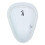 KOOKABURRA Kookaburra Cricket Boys' 500 Guard Abdominal Protector, White, Small Junior 1