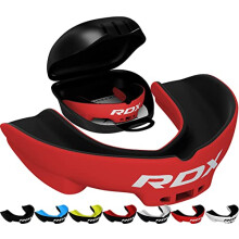 RDX Gum Shield for Boxing MMA Kickboxing Muay Thai Judo Karate - Adult Mouth Guard Mouthpiece Jaw Protector with Storage Case, Martial Arts Football