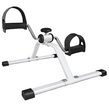 Dhouse Mini Pedal Exerciser 48x41x30cm Adjustable Resistance Bike Pedal Exerciser Silent for Home Fitness Gym Work Out Legs Arms